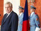 Prezident Milo Zeman jmenoval nové ministry Rusnokovy vlády. (10. ervence...