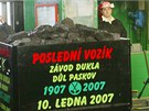 Tba v uhelném dole Paskov skonila v lednu 2007.