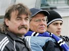 Kou fotbalist Sigmy Olomouc Vlastimil Petrela (uprosted) pi utkání proti