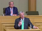Premiér Lucemburska Jean-Claude Junck krátce ped rezignací na svj post