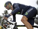Alejandro Valverde pi horské asovce na Tour de France.