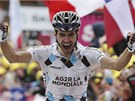 JÁ TO DOKÁZAL. Francouzský cyklista Christophe Riblon slaví triumf v 18. etapě