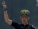 PODRUHÉ. Portugalský cyklista Rui Alberto Costa slaví u druhé vítzství na