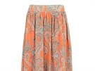 Oranová maxisukn s florálními motivy, Select Fashion, info o cen v obchod