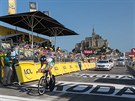 Handicapovaný cyklista Jií Jeek dokonuje asovku na Tour de France. Jel ji...