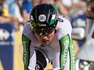 Handicapovaný cyklista Jií Jeek dokonuje asovku na Tour de France. Jel ji...