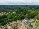 Pohled z hradu Landtejn