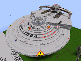 Cílem projektu MineTrek je pevést vechny slavné lod StarTreku do hry, a to...