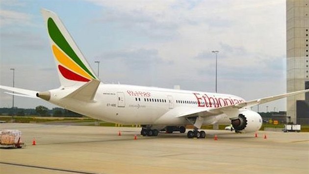 Boeing 787 Dreamliner spolenosti Ethiopian Airlines
