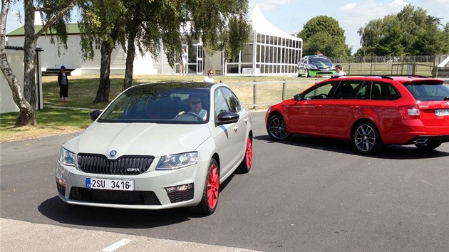 koda Octavia RS a koda Octavia Combi RS