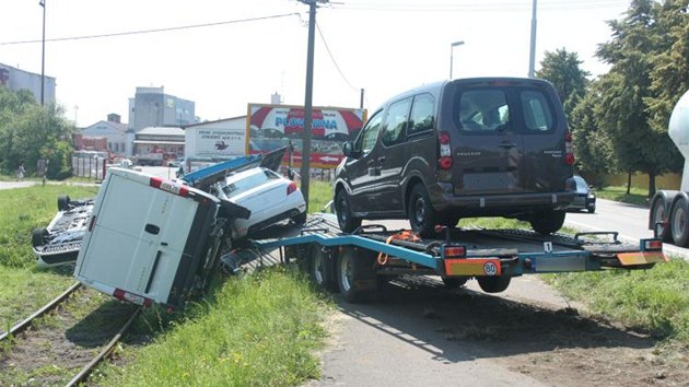 Havarovan transport aut ve Vysokm Mt