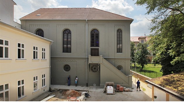 Rekonstrukce Staré synagogy v Plzni. 