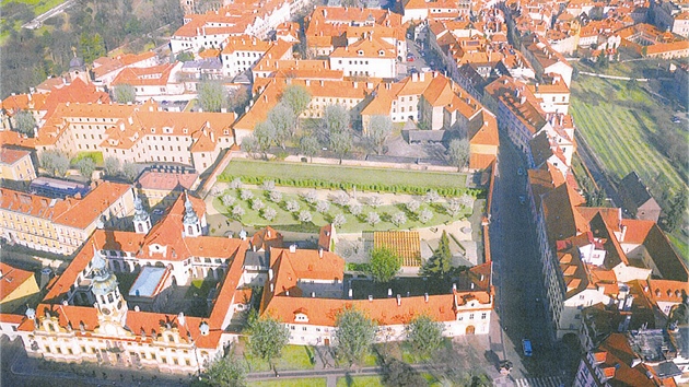 Loretánská zahrada po plánované rekonstrukci