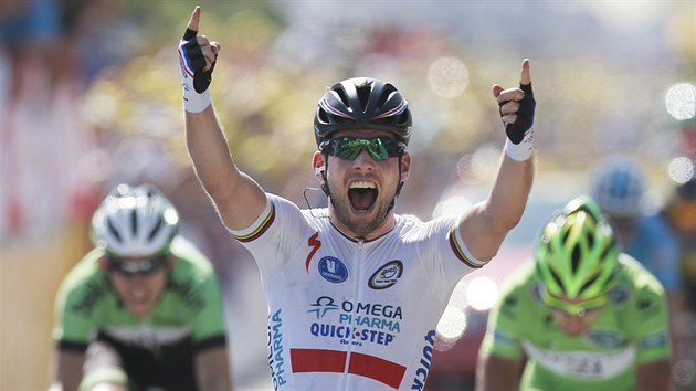 Mark Cavendish vtz ve 13. etap Tour de France.