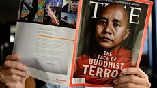Buddhistický mnich a nacionalista Wirathu na obálce �asopisu Time