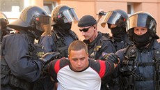 Zatýkání radikál� v �eských Bud�jovicích (13.7.2013)