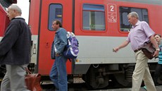 Výluka vlak v Brn, první vední den