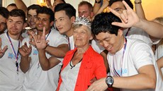 Luba Sko�epová mezi sout�ícími jen zá�ila.