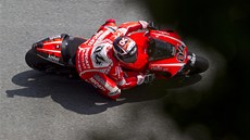 Andrea Dovizioso na okruhu Sachsenring pi Velké cen Nmecka