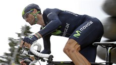 Alejandro Valverde pi horské asovce na Tour de France.