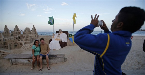 Brazílie se chystá na píjezd papee Frantika (21. ervence 2013)