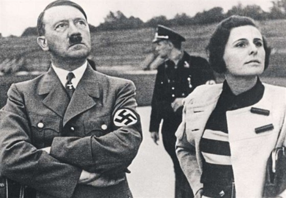 Adolf Hitler a filmová reisérka Leni Riefenstahlová