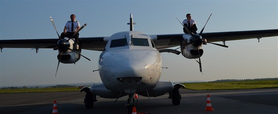 Letadla L-410 se vyrábějí v Kunovicích.