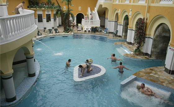 Oblíbenou atrakcí centra Babylon je také aquapark.