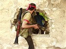 Syrská svobodná armáda ve mst Khan al-Assal (23. ervence 2013) 
