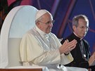 Pape Frantiek bhem me na Copacaban (25. ervence 2013)