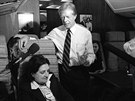 Helen Thomasová s prezidentem Jimmy Carterem v roce 1979.