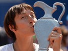 PRVNÍ TITUL V SINGLU NA OKRUHU WTA. Rakuanka Yvonne Meusburgerová získala svj...