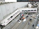 Poblí panlského msta Santiago de Compostela ve stedu veer vykolejil vlak...
