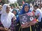 V Tunisku v sobotu pohbili zavradného opoziního politika Muhammada...