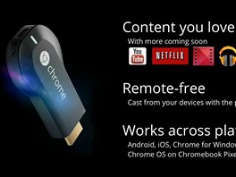 Chromecast se zane jet dnes prodvat v USA za 35 dolar, tedy necelch 700...