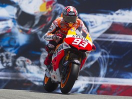 Marc Márquez na okruhu v Laguna Seca