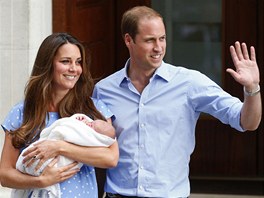 Princ William s manelkou Kate ukzali prvorozenho syna (Londn, 23. ervence...