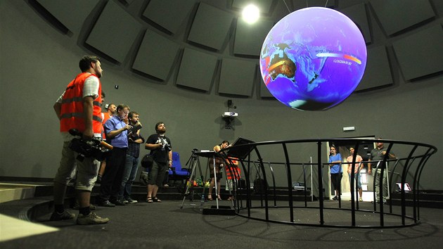 Představení nového planetária, které se otevře 4. listopadu v plzeňském Science Centru Techmania. 