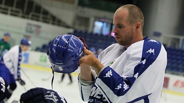 Trnink hokejist Komety Brno. 