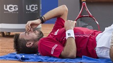 Stanislas Wawrinka skre�oval zápas se �pan�lem Felicianem Lópezem kv�li