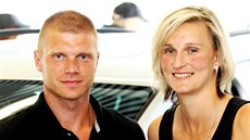 RODINA. O�t�pa�ka Barbora �potáková s p�ítelem Luká�em p�edstavili sv�tu syna