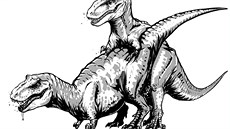 Tyranosaurus je jednoznan nejznámjí, nikoliv vak nejvtí masoravý...