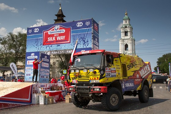 Jaroslav Valtr bhem Silk Way Rally.