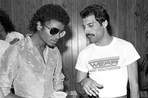 Michael Jackson s Freddiem Mercurym