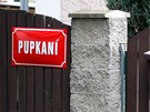 Ulice Pupkaní v Hájku u Ostrova, který získal titul Vesnice roku 2013 v