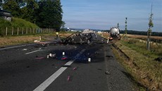 Nehoda u Litomy�le 31.7.2013. Foto: Policie �R