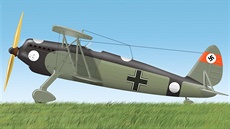 V září 1938 zaostávala německá stíhačka Arado Ar 68 za výkony našeho typu Avia...