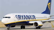 Boeing 737-800 irské nízkonákladové letecké spolenosti Ryanair