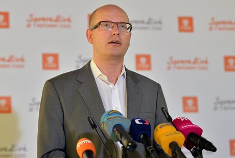 Pedseda SSD Bohuslav Sobotka na brífinku pozitivn hodnotil programové