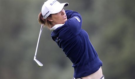 Golfistka Melissa Reidov na turnaji Pilsen Golf Masters 2013 na hiti v...
